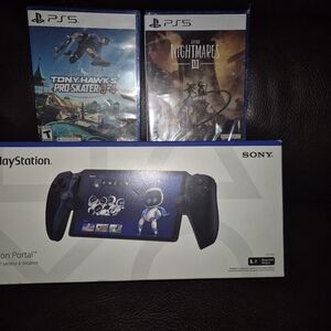 Sony PlayStation Portal with Black and Blue Design